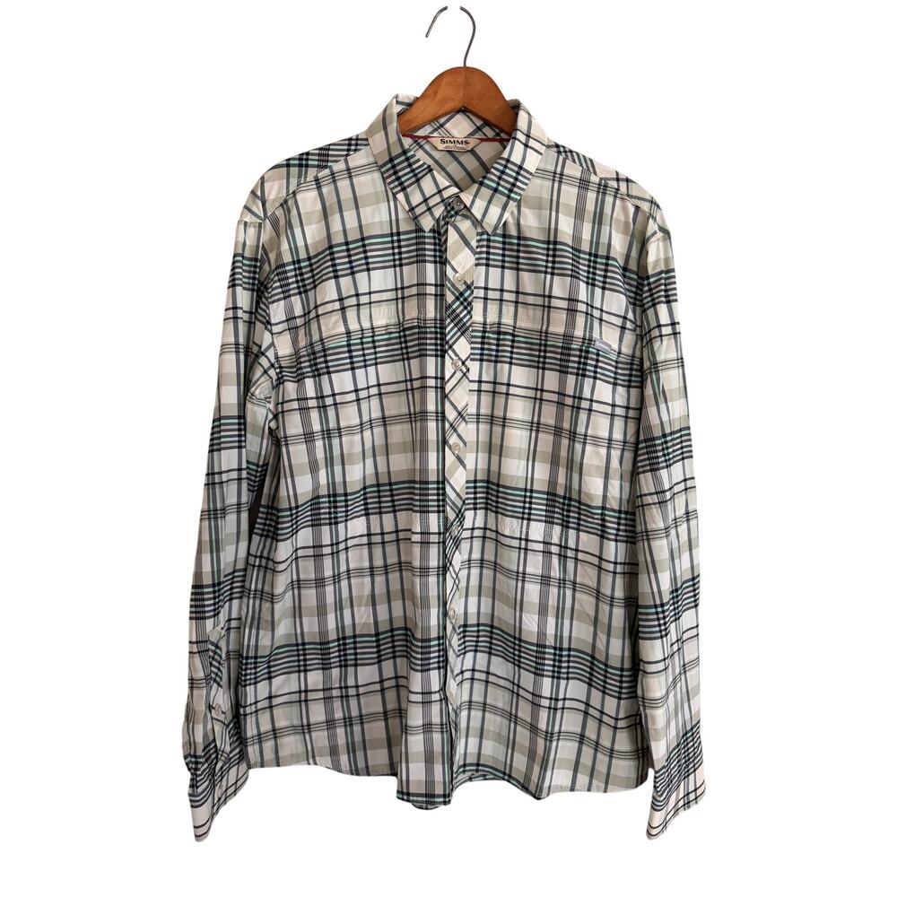 Simms Fishing Men's Bugstopper LS Fishing Shirt Size Large